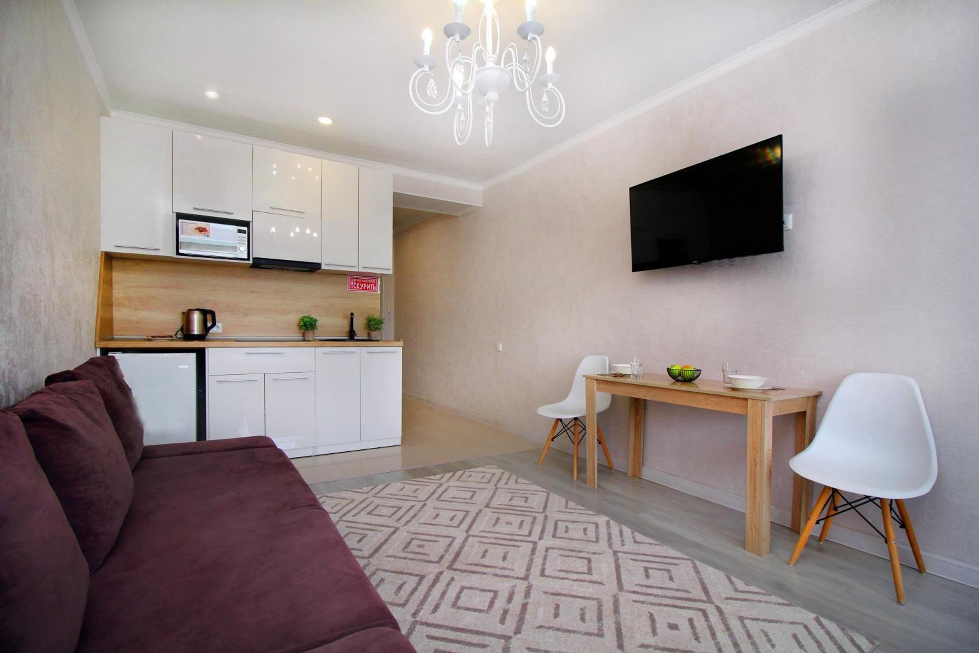 Almaty Cozy Apart Hotel Bagian luar foto