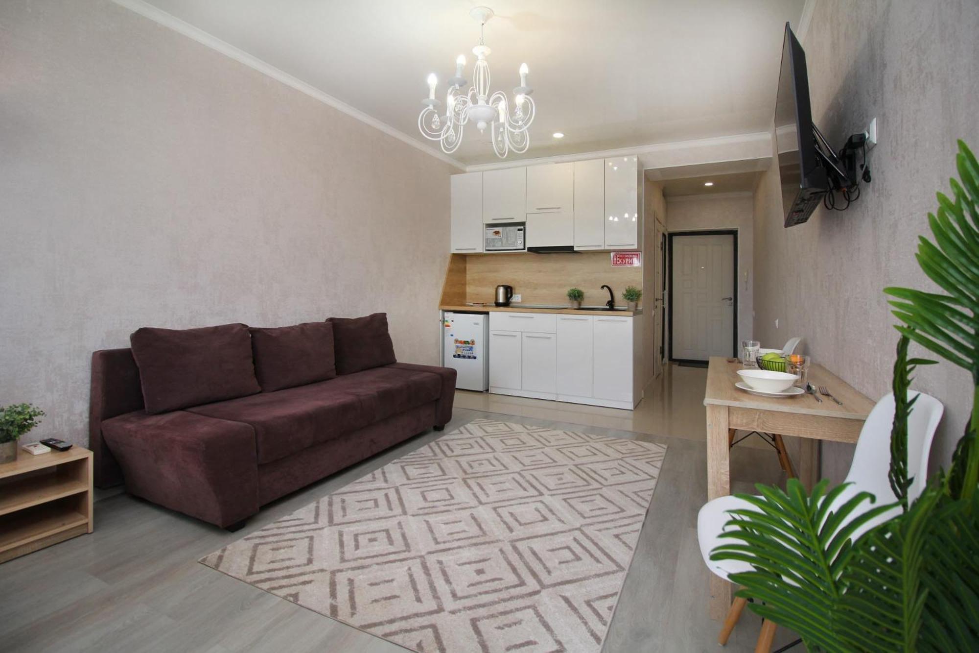 Almaty Cozy Apart Hotel Bagian luar foto