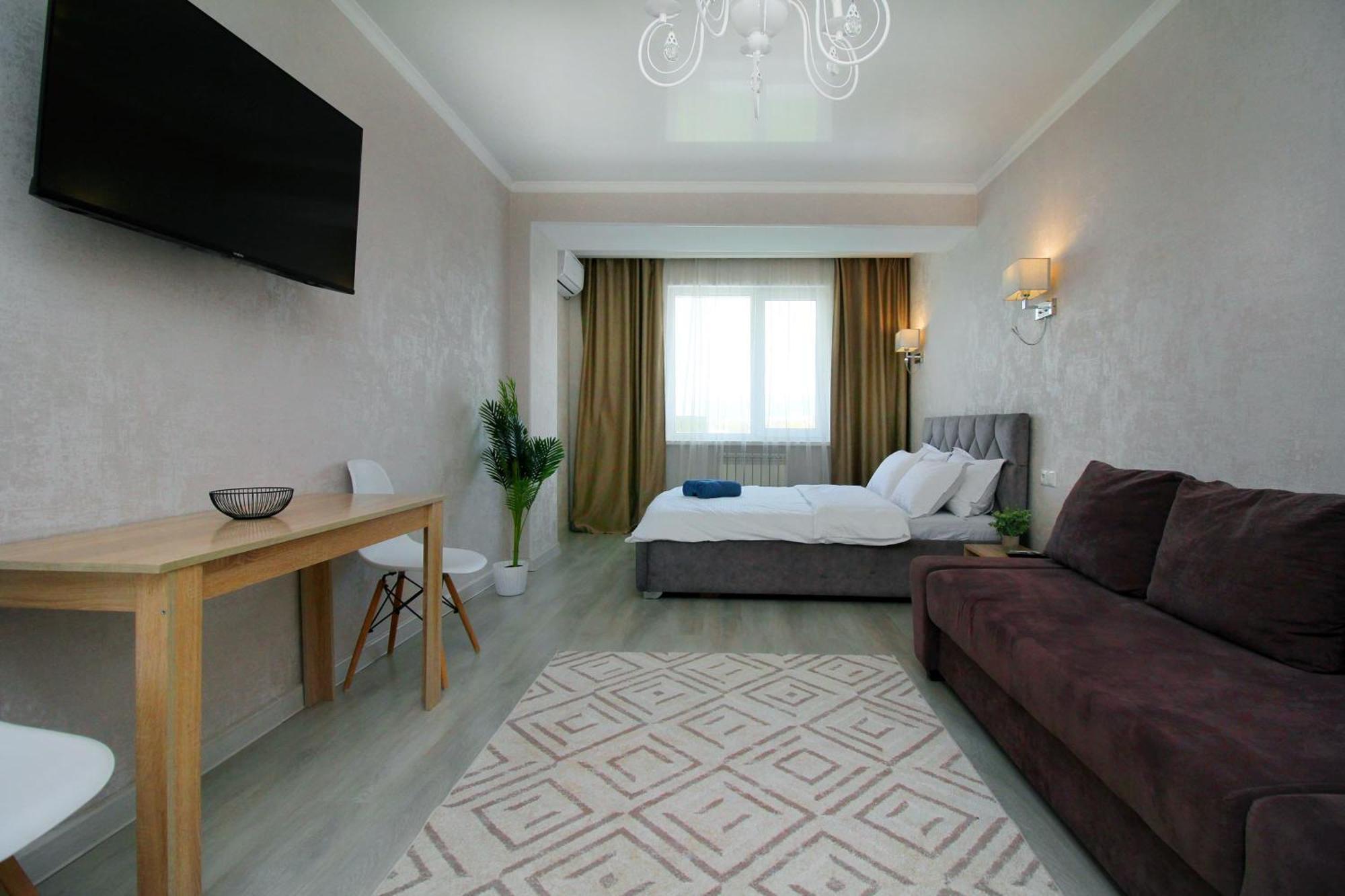 Almaty Cozy Apart Hotel Bagian luar foto