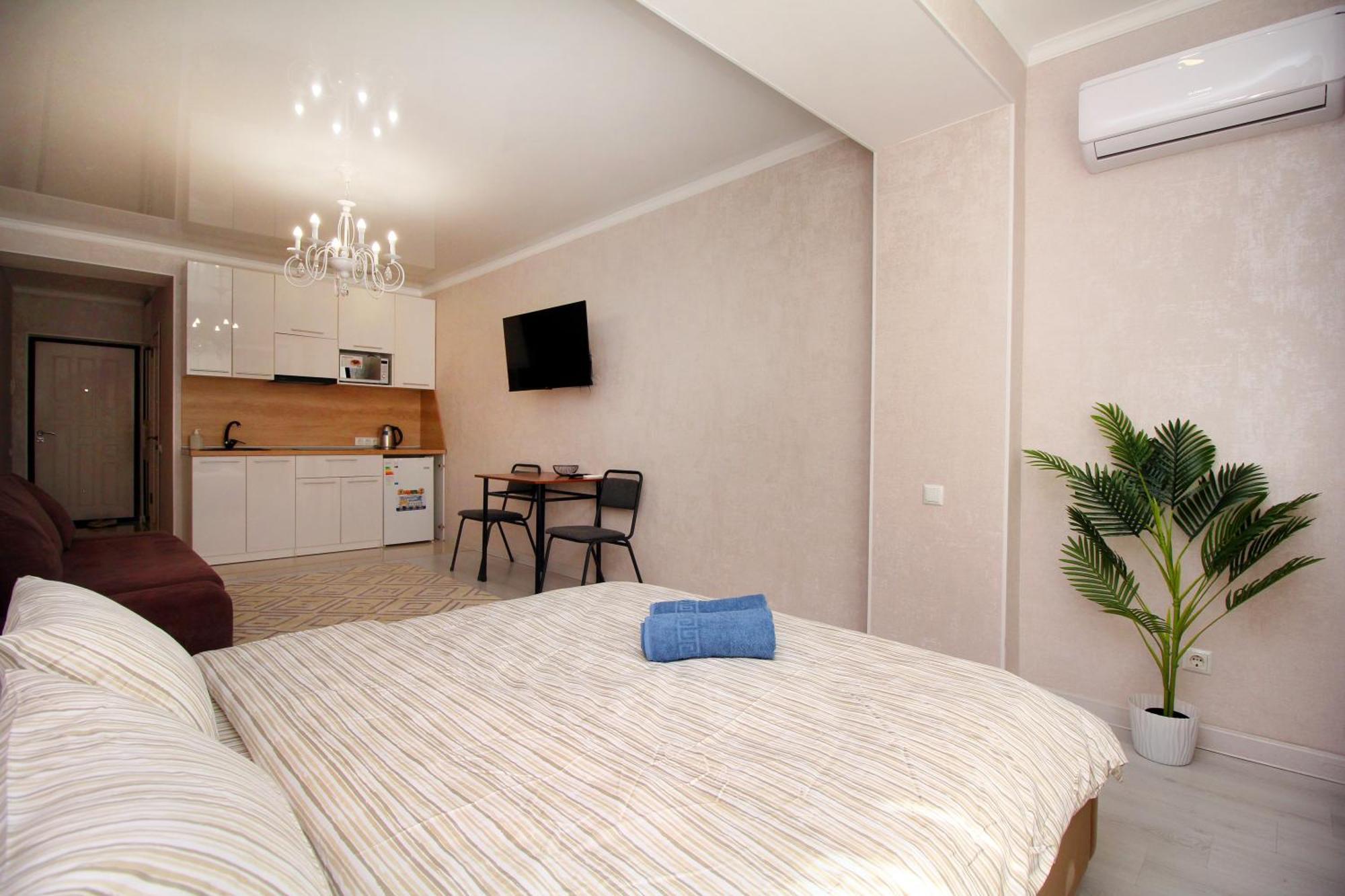 Almaty Cozy Apart Hotel Bagian luar foto